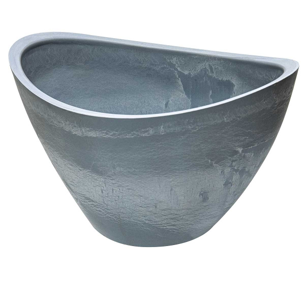 Горшок Лодочка 1,5 л светло-серый H-09YB20-1сс 