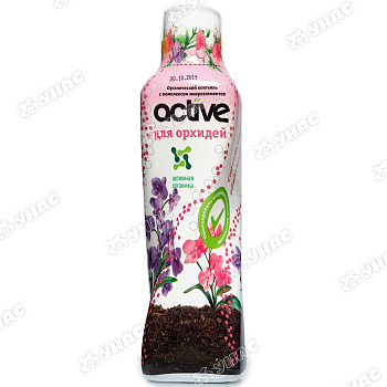 Актив жидкое удобрение для Орхидей 0,5 л Биотехнологии 