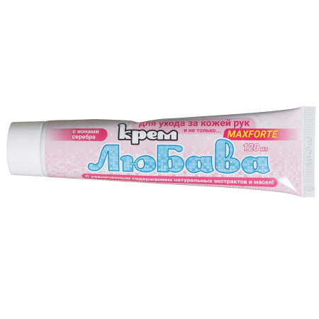 Крем Любава MAХFORTE 120мл с ионами серебра х30