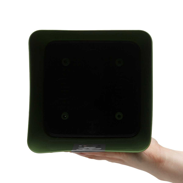 Горшок ВИЕННА 5л со встав квадрат оливковый 