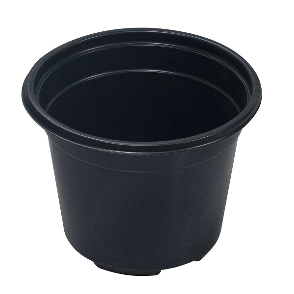 Горшок 0,5 л для рассады 11х8,5 черный Агроэкодом 