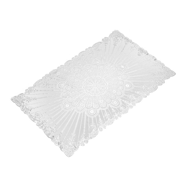Салфетка 30*46 ажурная лейс прямоугольник белая LO-1007U