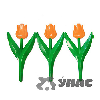 Заборчик декор."Тюльпан" 30см*2,25м 5шт Цвета в ассортименте КП