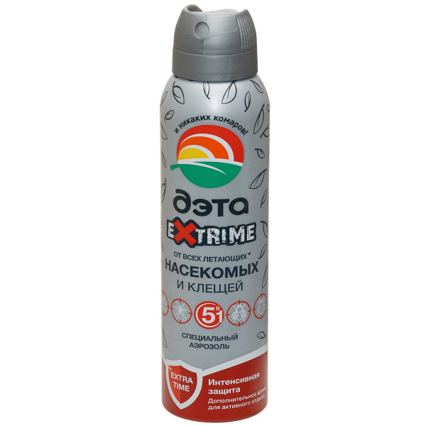 Аэрозоль от комаров и мошек, клещей ДЭТА 150 мл х24