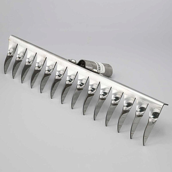 Грабли витые 14-ти зубчатые нержавеющая сталь клепанные б/ч*10