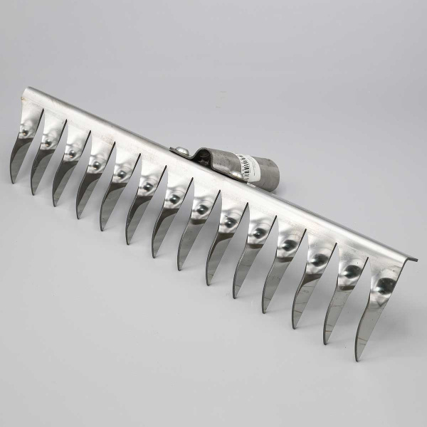 Грабли витые 14-ти зубчатые нержавеющая сталь клепанные б/ч*10