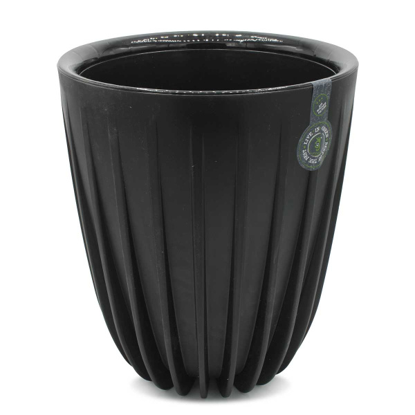 Горшок "СИГМА" 10,2л Черный СИ25-75 Ливингрин 