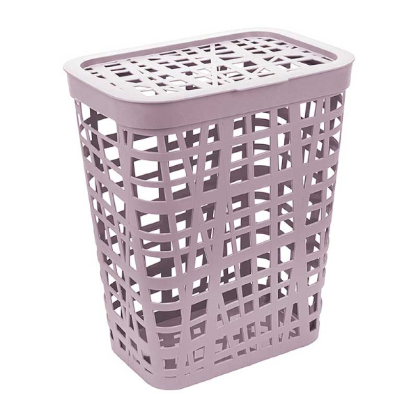 Корзина для белья ХАОС 32л Лаванда М2616 