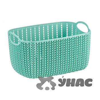 Корзинка Вязание 4л Фисташковый М2380 (12)