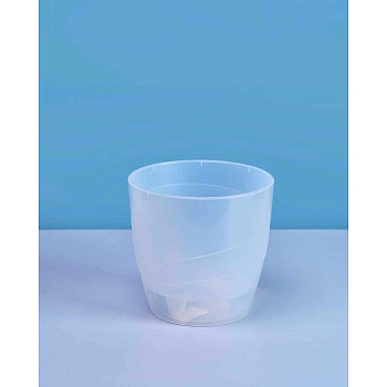 Кашпо "Грация" 2,8 л Прозрачное Пласт Авеню 