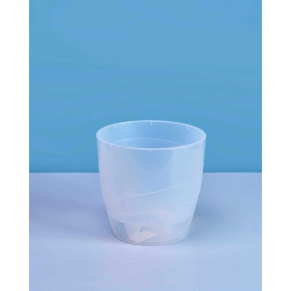 Кашпо "Грация" 2,8 л Прозрачное Пласт Авеню 