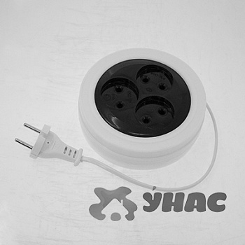 Удлинитель Р16-008 рулетка 3 роз. 3м х50