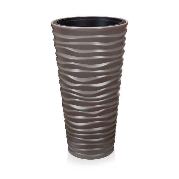 Кашпо Sandy 10/40л сер-кор Эльфпласт 576 х2 