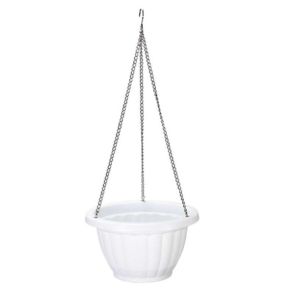 Кашпо "Афина" №1(2л)мет.цеп. БЕЛ 2л 07196 Милих (40) 