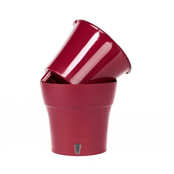 Горшок ДАЛИ СОФТ 1,2 л Винный х12 