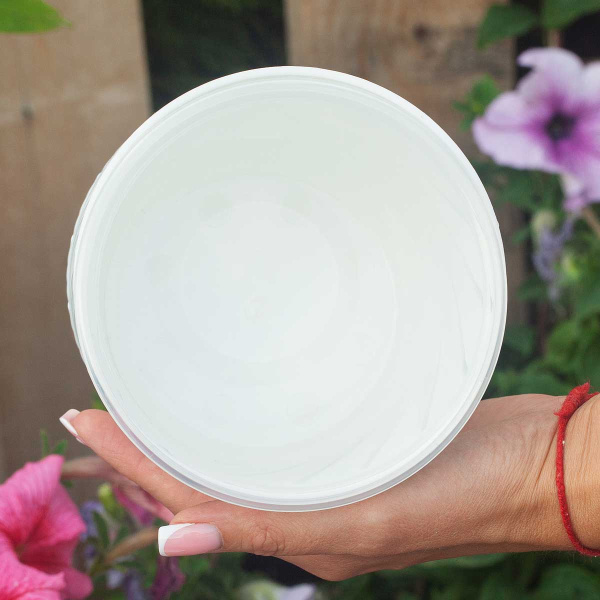 Кашпо Fleurs 1,3 л Белый КШ-3677 х18 