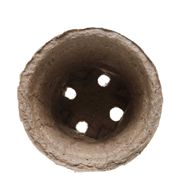 Торфяные горшочки 80*80 круглый с улучшенным дном Цена за 180шт ГС 