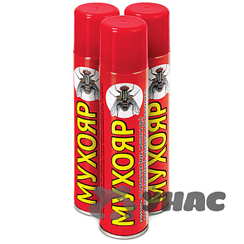 Аэрозоль от летающих 300 мл Мухояр Ваше Хозяйство