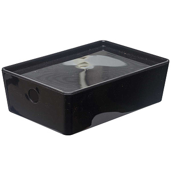 Контейнер ВЕРСА S Прозрачно-черный х20