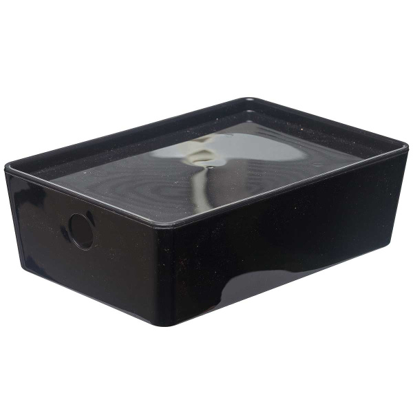 Контейнер ВЕРСА S Прозрачно-черный х20