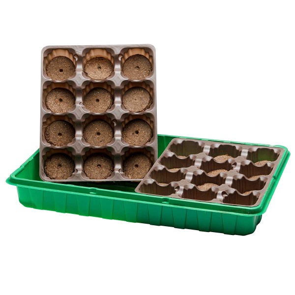 Парник с торфяными таблетками 41мм (комплект 24 таб)(15) 