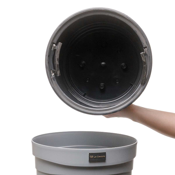 Кашпо БАРХАН 12л Серый жемчуг КШ-0549 х6 