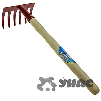 Грабли малые Г-6 (м) с ручкой Усадьба-Люкс 010931 Инструм-Агро