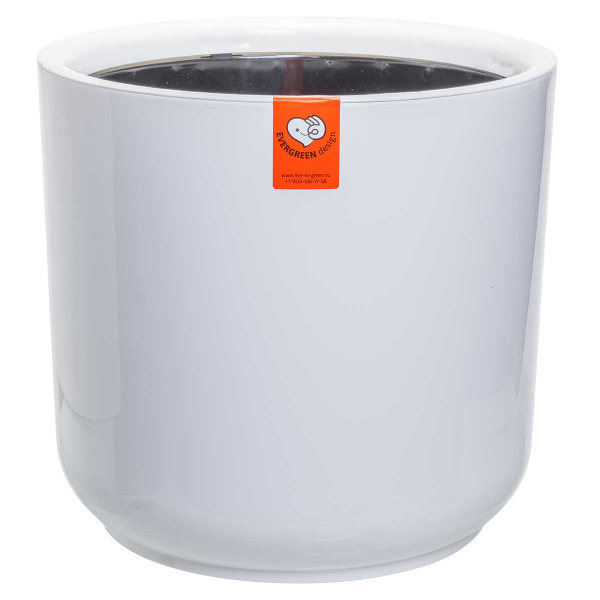 Горшок "Дельта" 17,3л Белый Д30-10 Ливингрин 