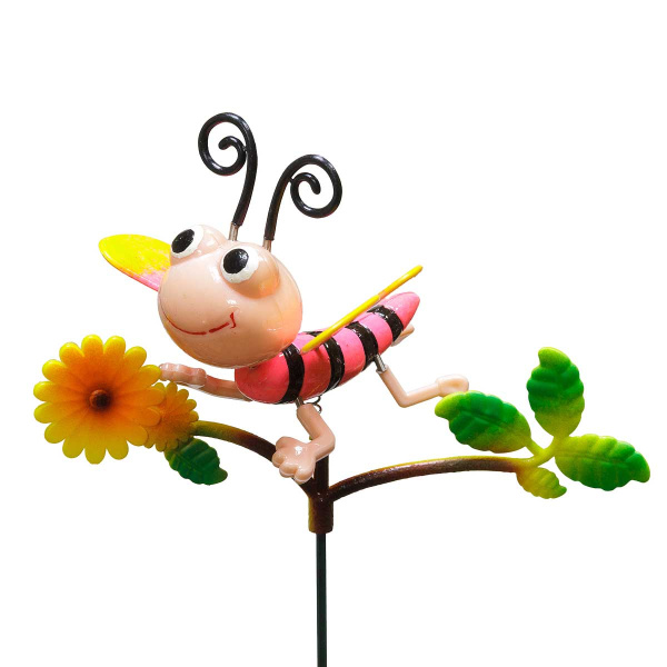 Штекер садовый Пчелка на веточке NA2683 16*11см (288)