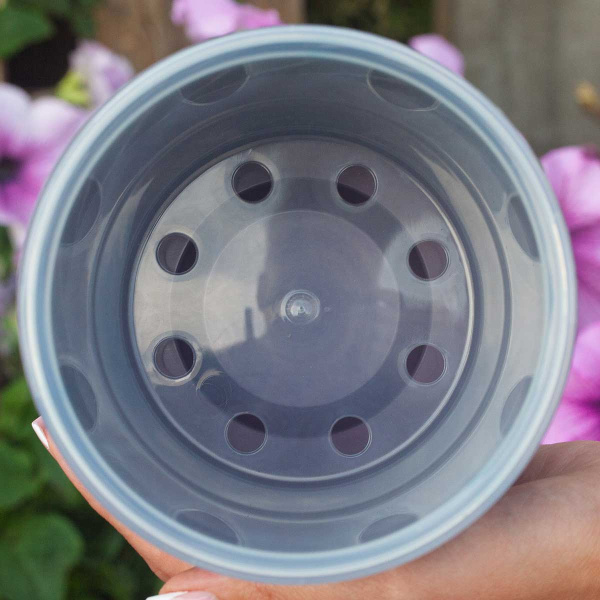 Кашпо Fleurs 1,3 л Слива КШ-3682 х18 