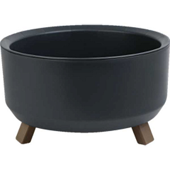 Кашпо Грация Прайм 1,3л Антрацит КШ-4296 х12 