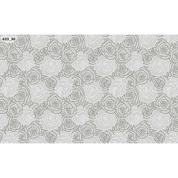 Клеенка н/о 135*20  ПЕРФЕКТ 623/30(Роза узор)Тверь