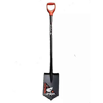 Лопата штыковая 2331 FINLAND Shark сварная с зубьями