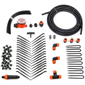 Капельный полив от водопр.30раст с тайм ЖУК