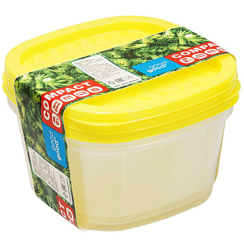 Набор контейнеров COMPACT 3х0,9л