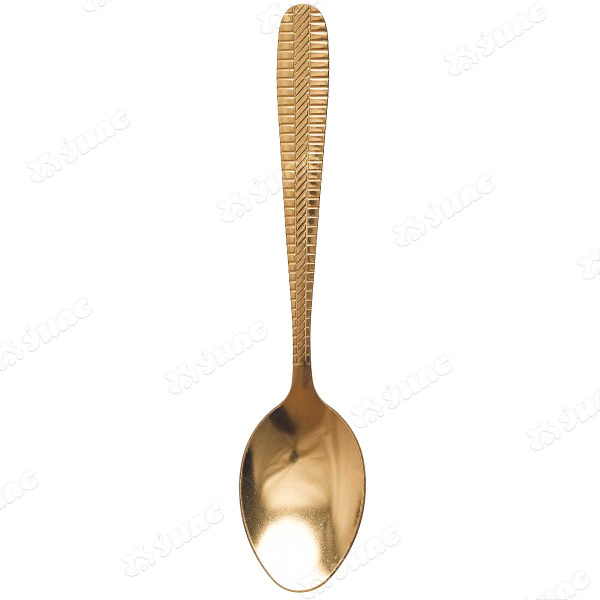 Ложка чайная золото 6шт "прямоугольник" NA2302-3 (100)