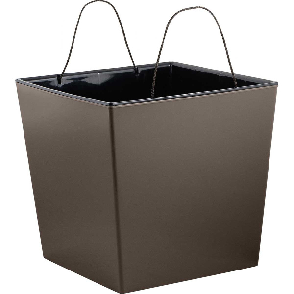 Горшок КУБ 11,6л 250х250мм Французский платан 