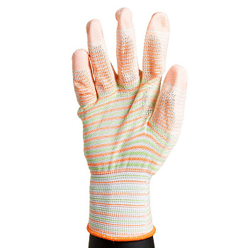 Перчатки NA2481 "обливные" пальцы нейлон/нитрил (12) (1200)