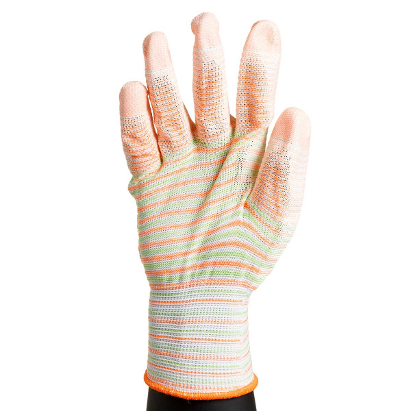 Перчатки NA2481 "обливные" пальцы нейлон/нитрил (12) (1200)