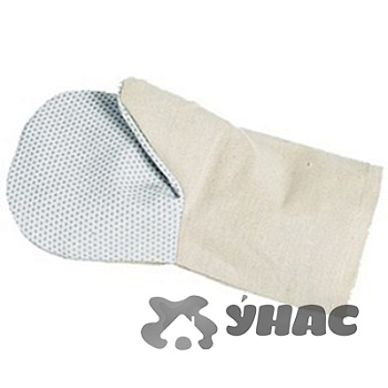 Рукавицы х/б с ПВХ наладонником х10/20