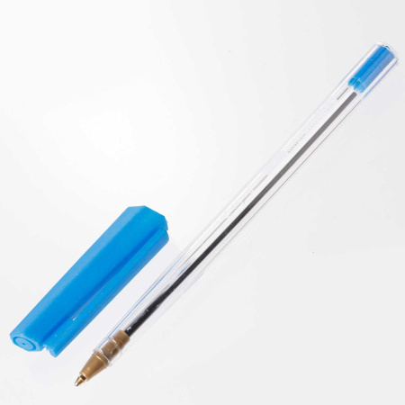 Ручка шариковая 0,7мм прозрачный корпус YL212635-50 (Цена за 50шт)