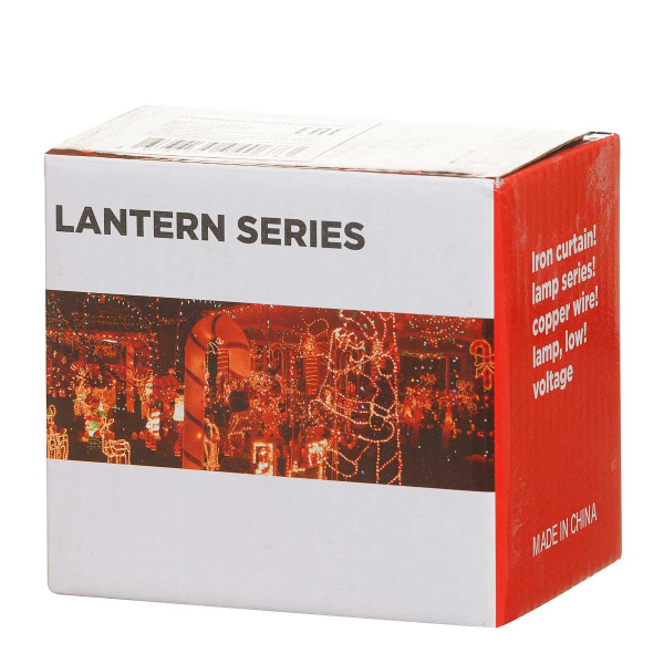 Гирлянда штора LED LLN-32-1 240л 3м*2м ТЕПЛЫЙ БЕЛЫЙ провод "капелька" (100)