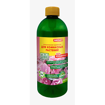 Удобрение жидкое 0,5 л Для комнатных растений SEDA х16 
