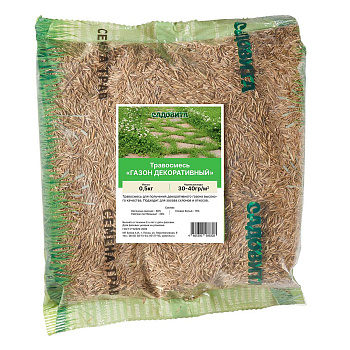 Травосмесь "Газон Декоративный"0,5кг СВТ  (15/750)