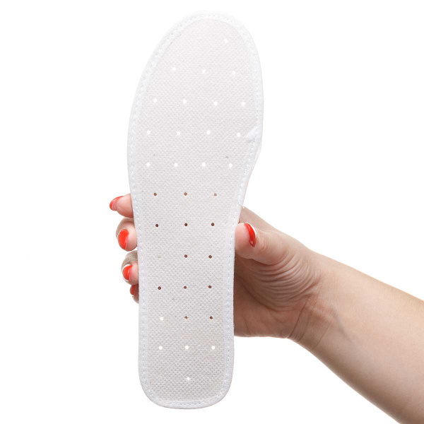 Стельки NA2517 тонкие белые 36-48рр