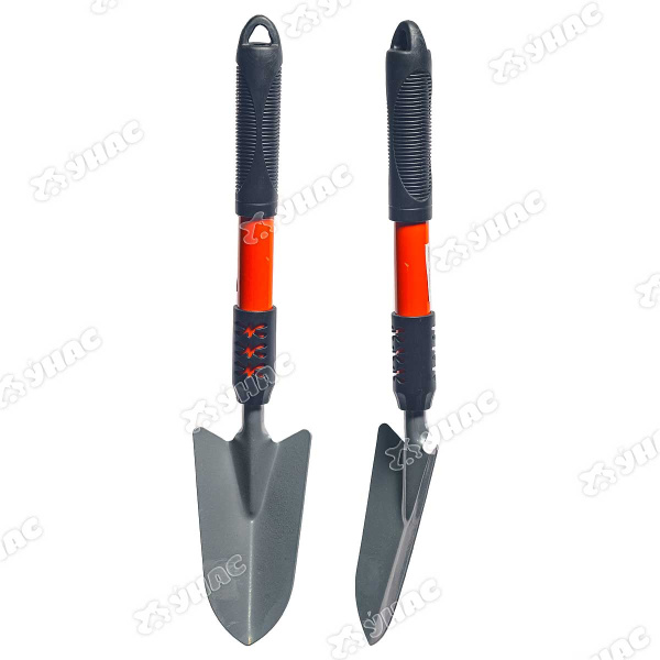 Совок посадочный  (JD6057-1В) средняя длинная металлическая ручка САДОВИТ