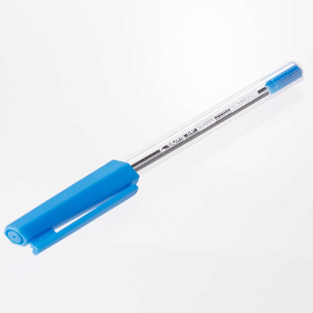 Ручка шариковая 0,7мм прозрачный корпус YL212635-50 (Цена за 50шт)