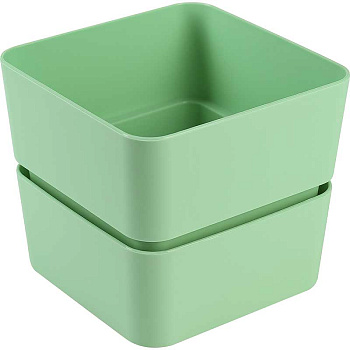 Кашпо Фиори 0,45л Мята КШ-0519 х24 