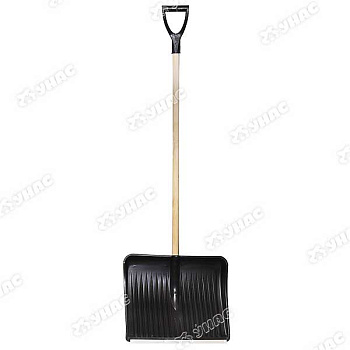 Лопата снег №3 деревянный черенок и V-ручка D32 515*410/5