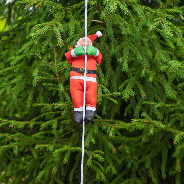 Игрушка-украшение СК-32 Дед мороз 30см на веревке (можно использовать как уличное украшение) (100)